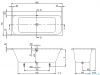 Villeroy & Boch Architectura wanna prostokątna 150x70 cm biała Weiss Alpin UBA157ARE2V-01